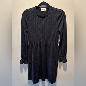 Long sleeve black dress